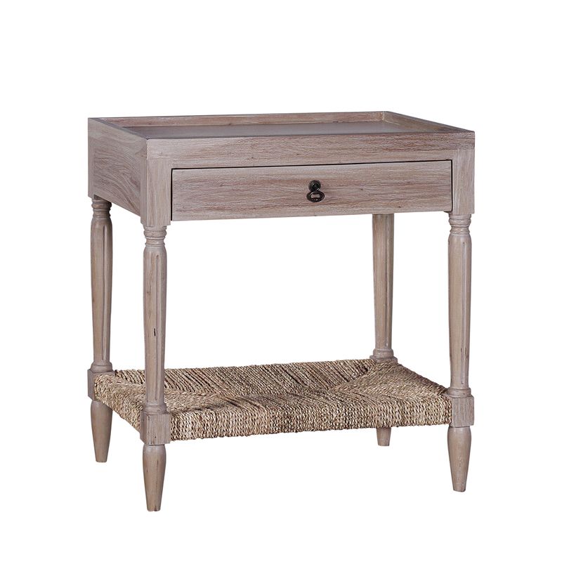 PHILIPE SIDE TABLE - WHITE WASH