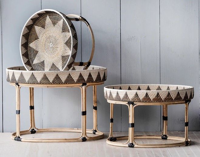 NESTING TABLE, S/3
