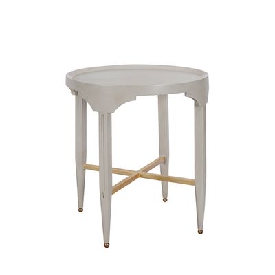 KINLEY LAMP TABLE - MIST GRAY