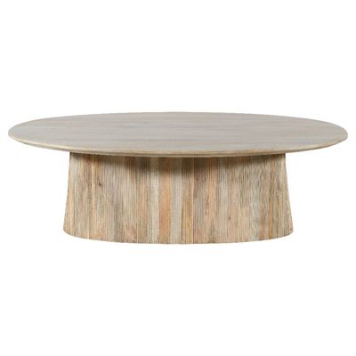 SYLAS OVAL DINING TABLE - SAND DUNE