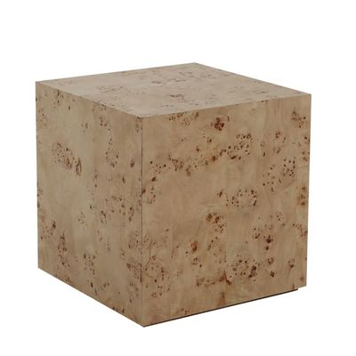 ALLEGRA SIDE TABLE - BLEACHED BURL