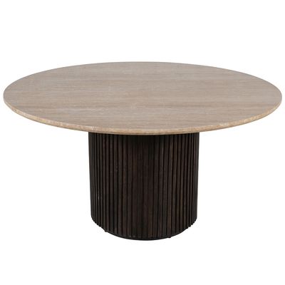 MADDEN 60" ROUND DINING TABLE - WALNUT