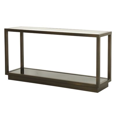 BURKE CONSOLE TABLE, 60" - ANTIQUE BRASS