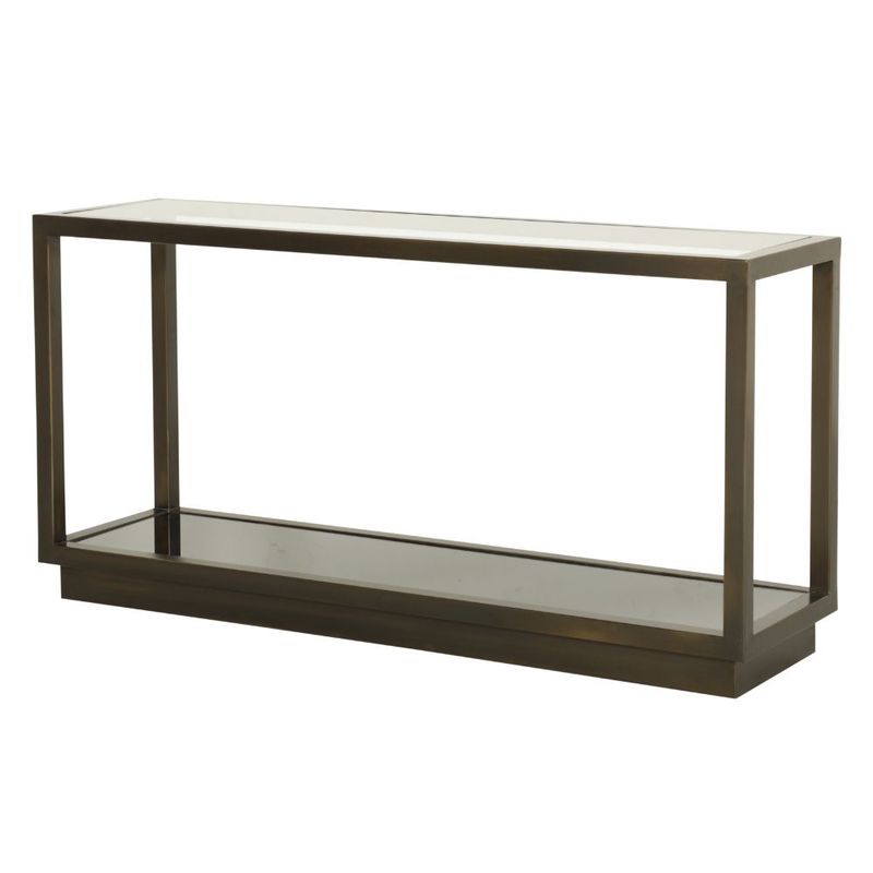 BURKE CONSOLE TABLE, 60" - ANTIQUE BRASS