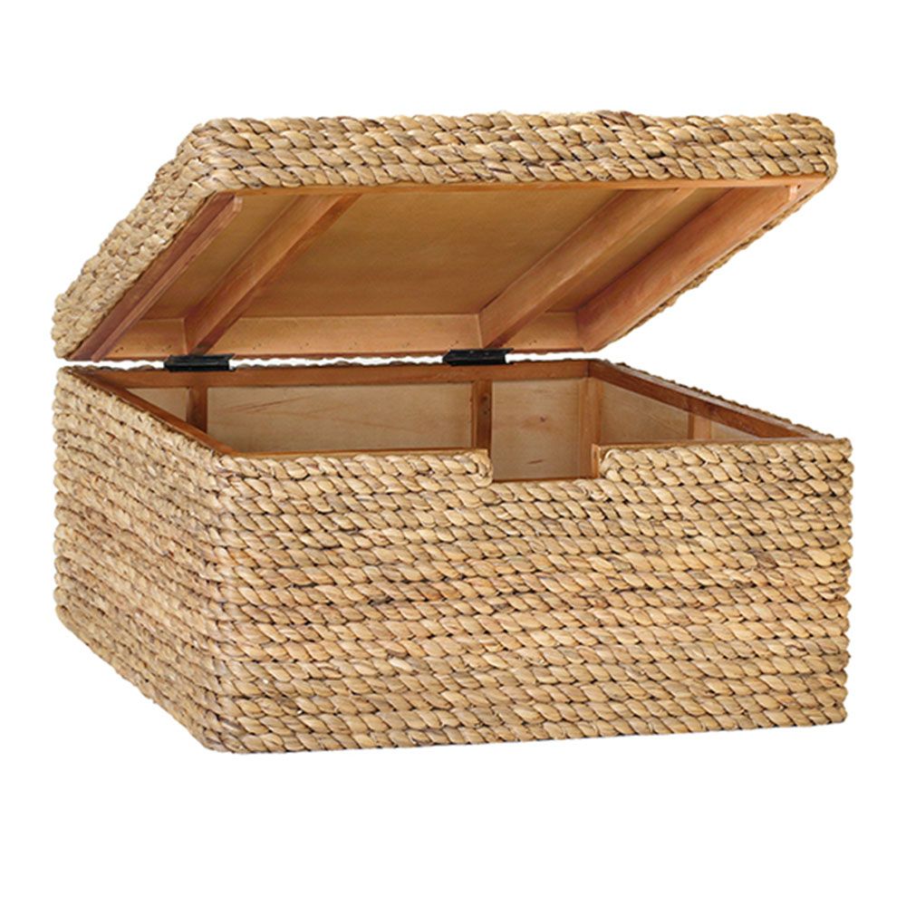 WATER HYACINTH PUTAR SQUARE COCKTAIL TABLE