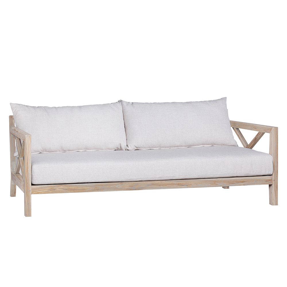 STUART OUTDOOR SOFA - WEATHERED GRAY