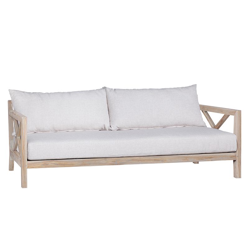STUART OUTDOOR SOFA - WEATHERED GRAY