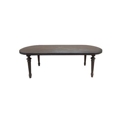 ABBEY DINING TABLE, 96" - BROWNSTONE