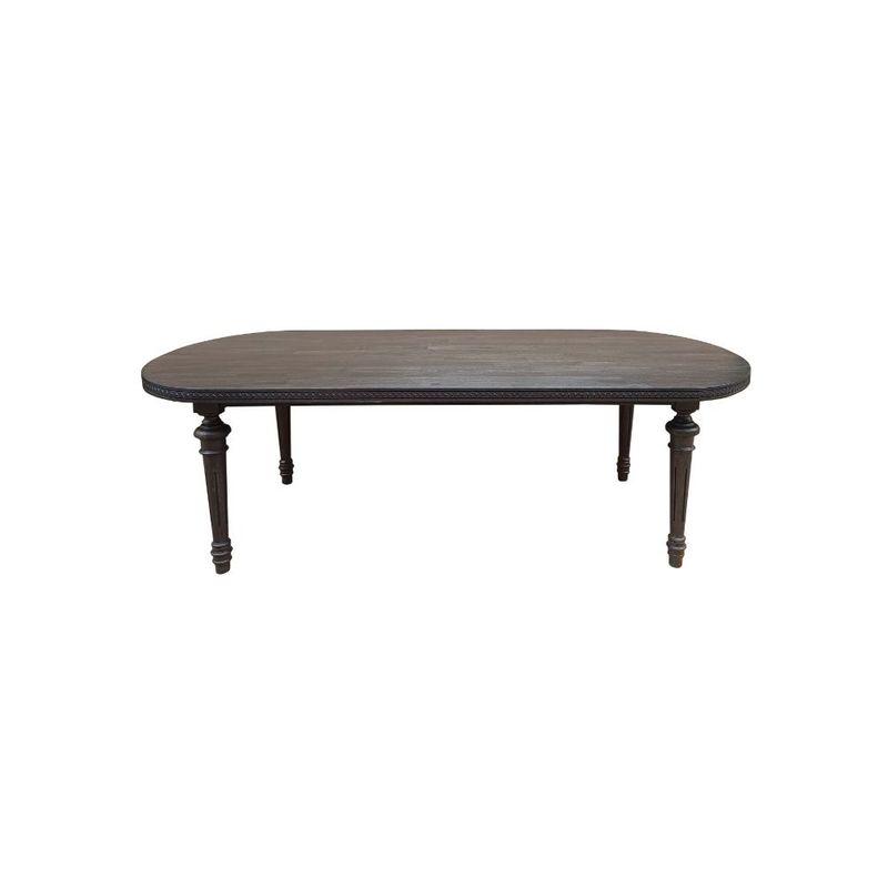ABBEY DINING TABLE, 96" - BROWNSTONE
