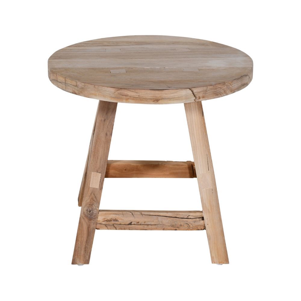 LOREN END TABLE - SUNBLEACHED, RECLAIMED