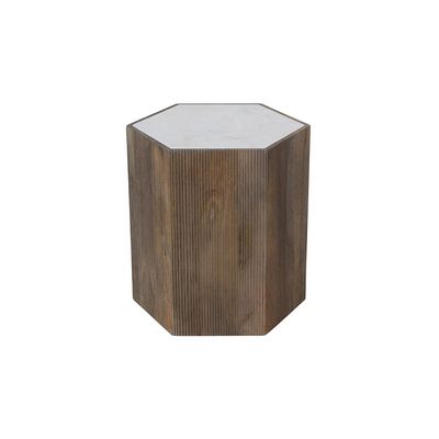 CICERO END TABLE - GRAY WASH