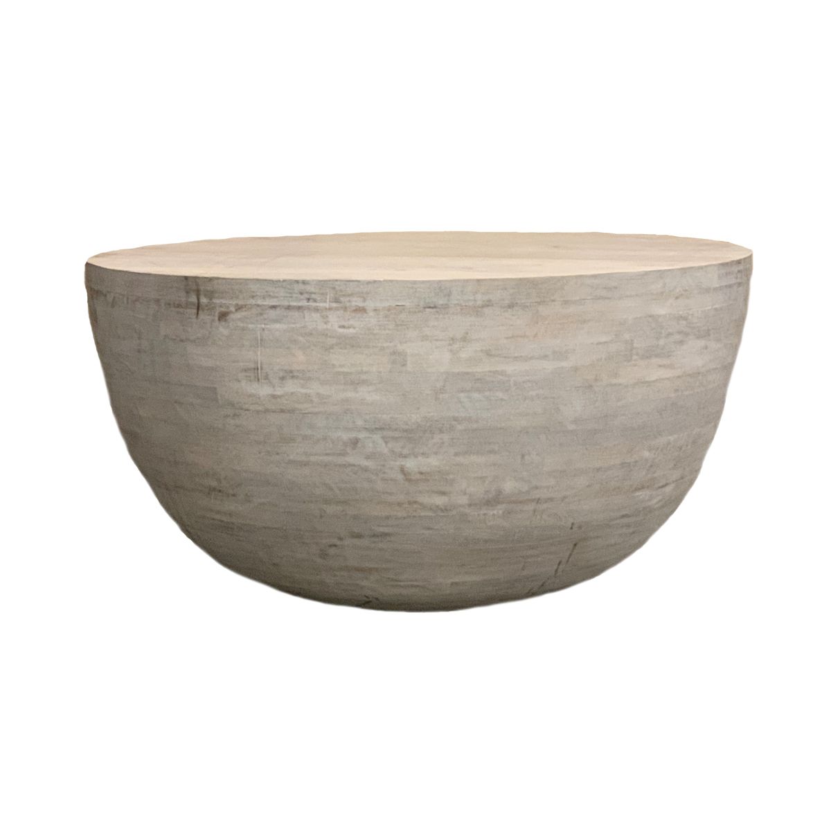 JONATHAN COFFEE TABLE - WHITE WASH, SANDBLASTED
