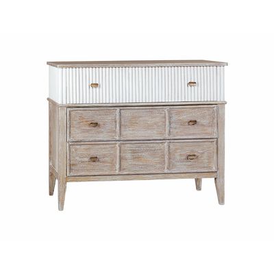 CLARA RAE 3-DRAWER CHEST - CERUSED GRAY