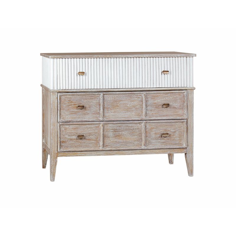 CLARA RAE 3-DRAWER CHEST - CERUSED GRAY