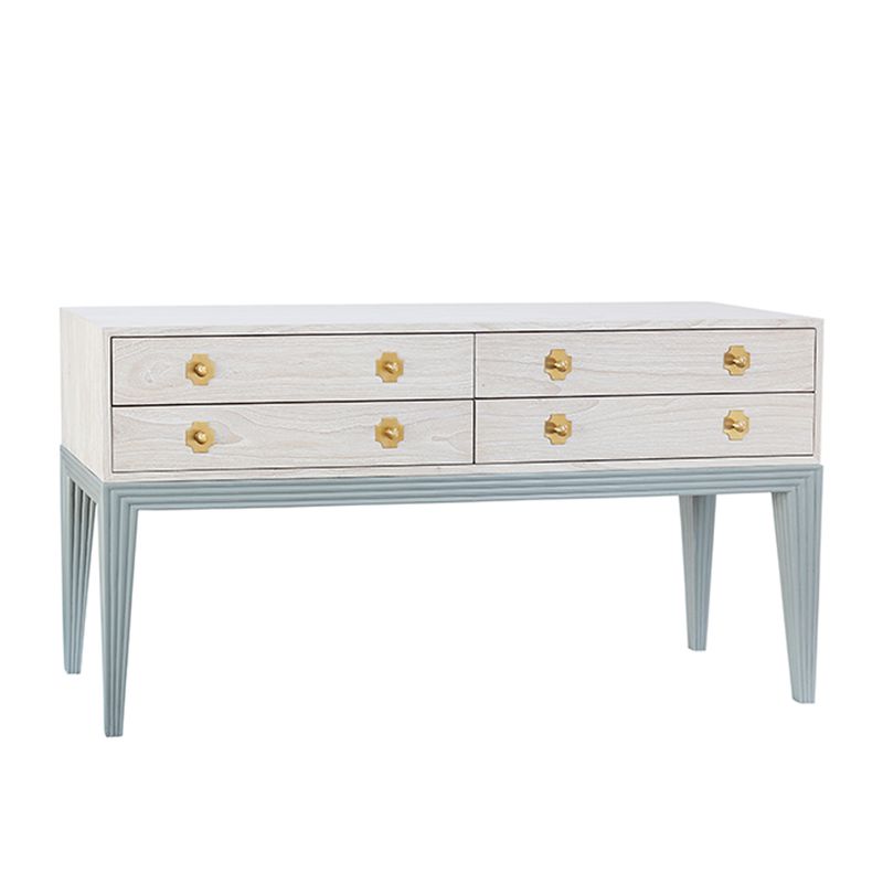 ROBERTO CONSOLE TABLE - SEA HAZE, SCANDINAVIAN BLONDE