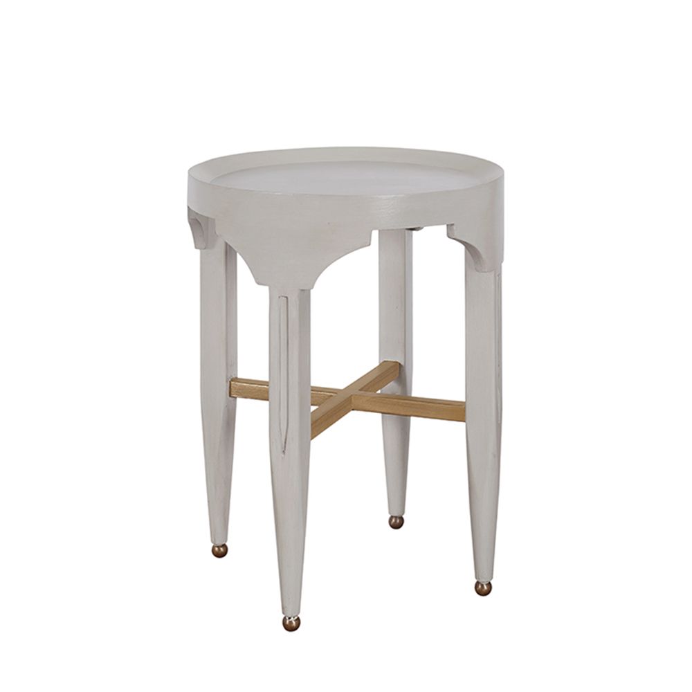 KINLEY SIDE TABLE - MISTY GRAY