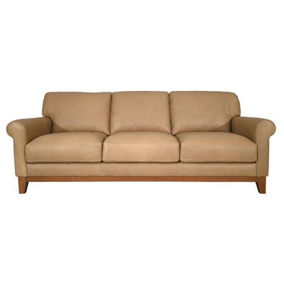 MARCO SOFA - VERONA KHAKY, WALNUT