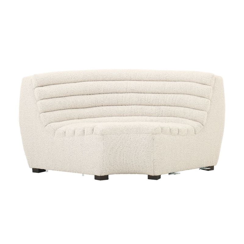 MATTEO CURVED ARMLESS SOFA - RAFFINA NATURAL