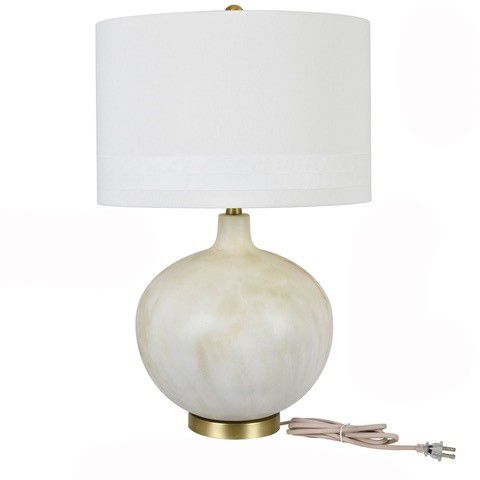 ELLA TABLE LAMP - ALABASTER