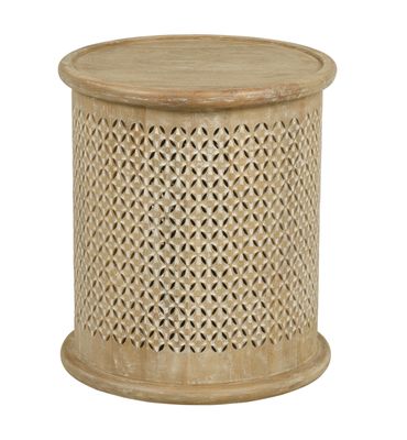 CARVER ROUND SIDE TABLE