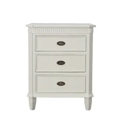 ADELE NIGHTSTAND - PEARL WHITE