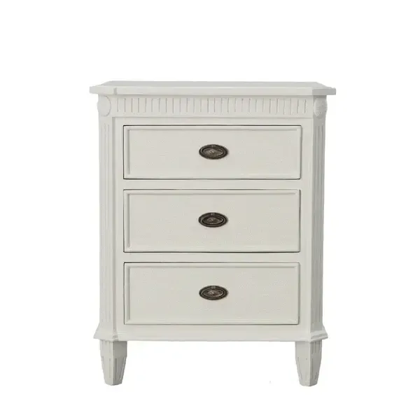 ADELE NIGHTSTAND - PEARL WHITE