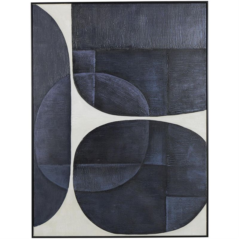 CANVAS ABSTRACT ART W/FRAME