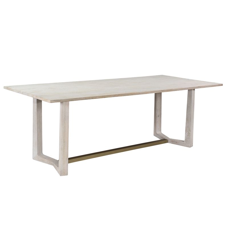 SYDNEY DINING TABLE - WHITE WASH, SANDBLASTED