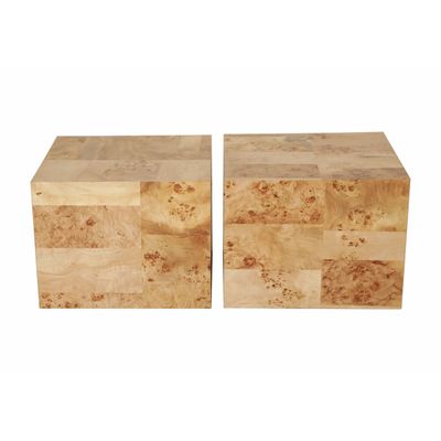 ALLEGRA 2-PIECE COFFEE TABLE - BLEACHED BURL