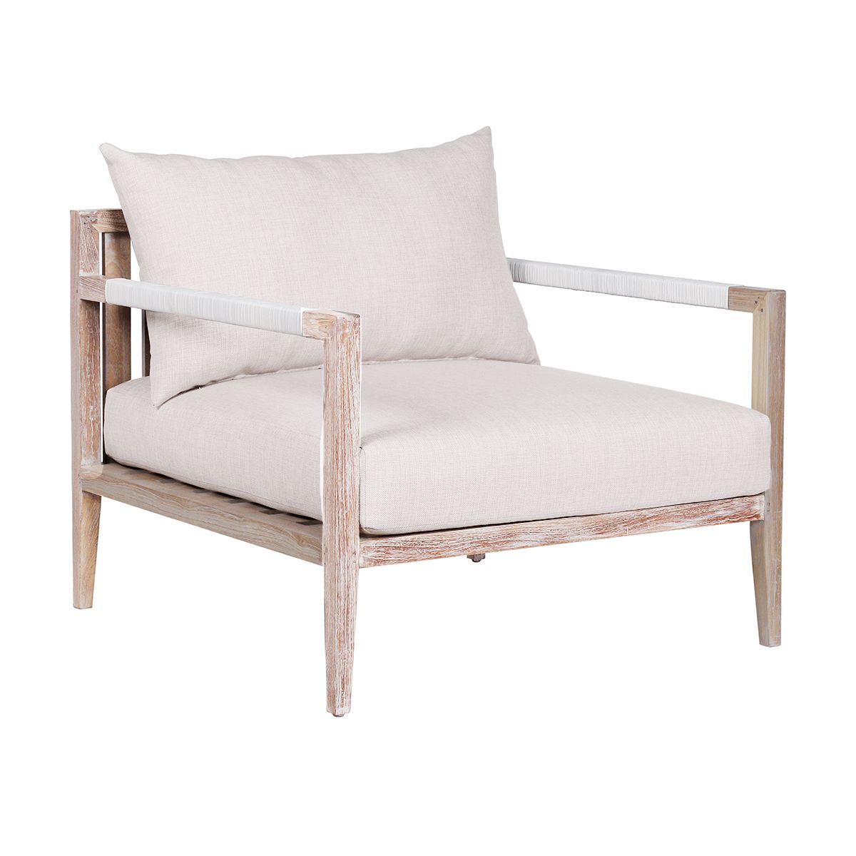 BARTON OUTDOOR CHAIR - WEATHERED GRAY