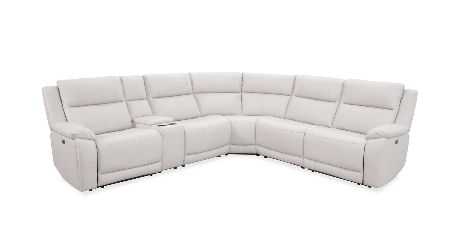 MADRAS ALABASTER 6 PIECE POWER RECLINER SECTIONAL