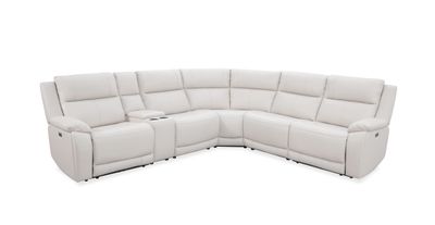 MADRAS ALABASTER 6 PIECE POWER RECLINER SECTIONAL