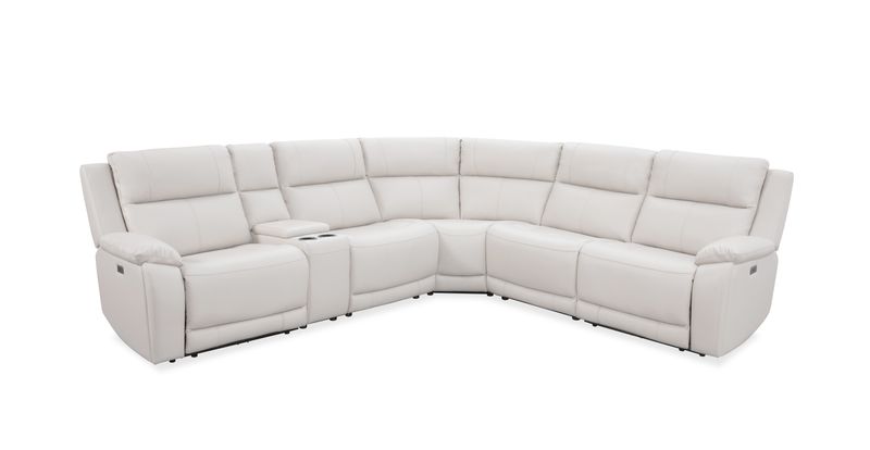 MADRAS ALABASTER 6 PIECE POWER RECLINER SECTIONAL