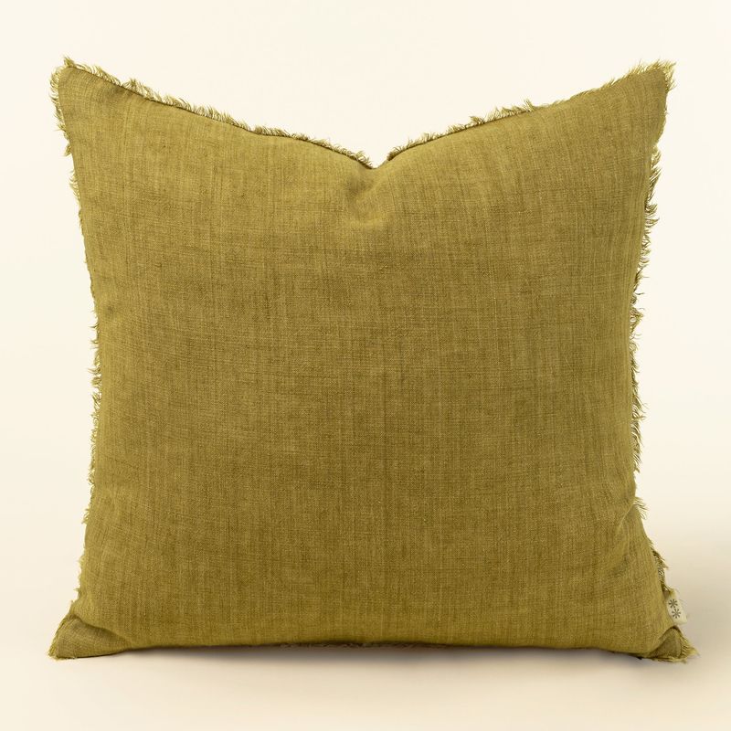 LINA LINEN PILLOW - CUMIN