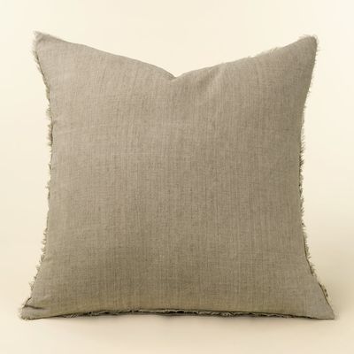 LINA LINEN PILLOW - DOVE