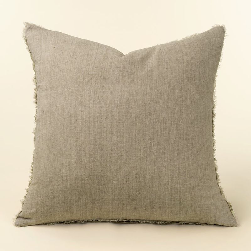 LINA LINEN PILLOW - DOVE