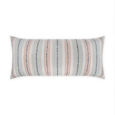 SUNKIST CORAL OUTDOOR LUMBAR PILLOW