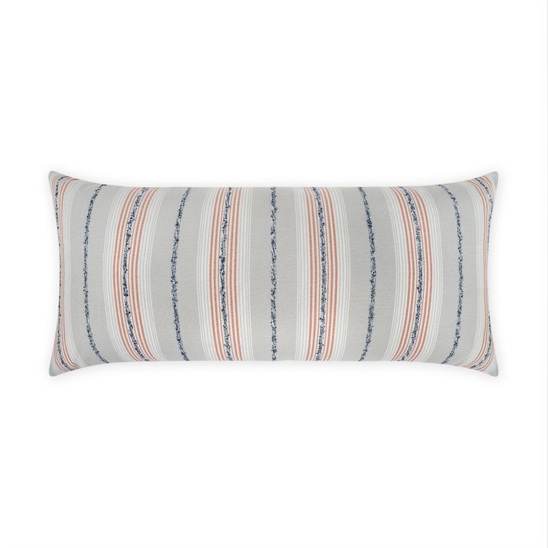 SUNKIST CORAL OUTDOOR LUMBAR PILLOW