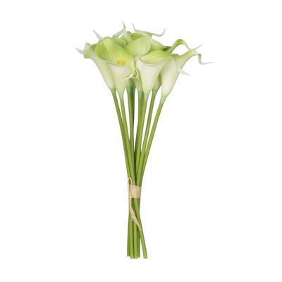 13" CALALILY BUNCH LIGHT GREEN