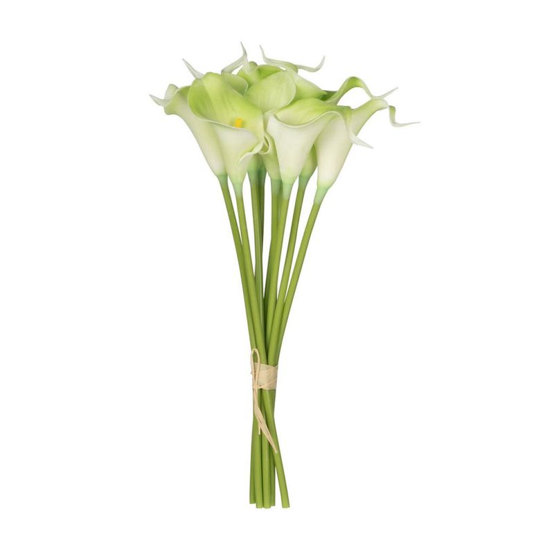 13" CALALILY BUNCH LIGHT GREEN