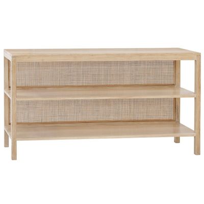 BROCK BOOKSHELF, SHORT - WHITE WASH