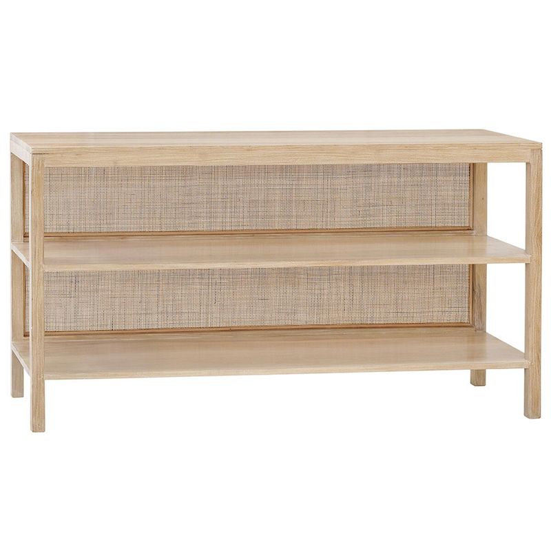 BROCK BOOKSHELF, SHORT - WHITE WASH