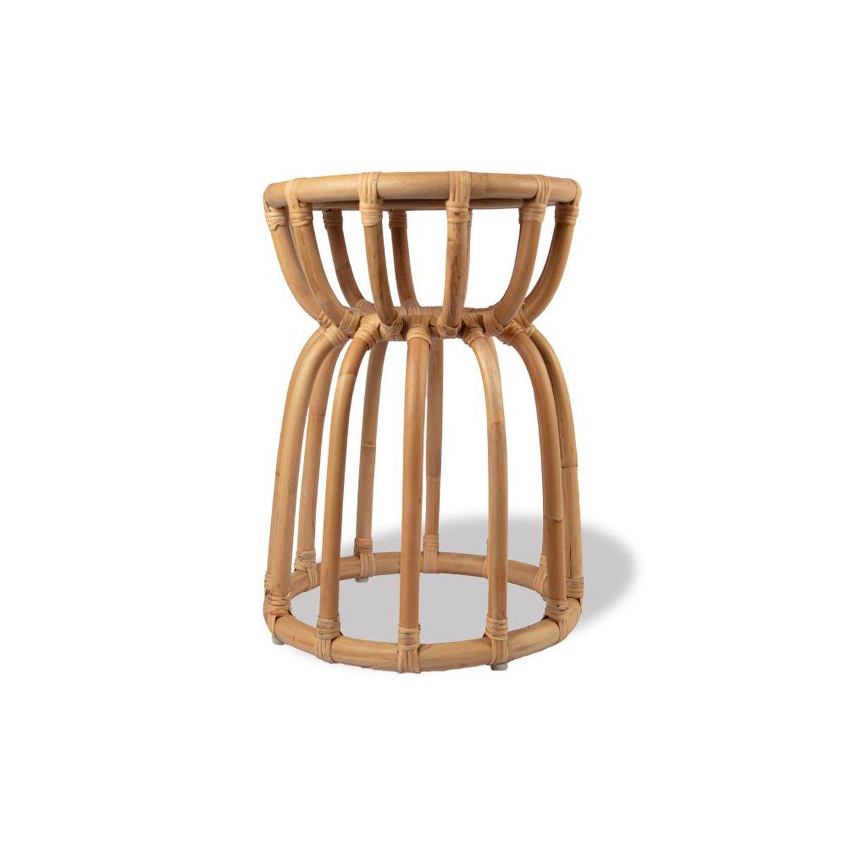 INDAH SIDE TABLE - TEAK NATURAL