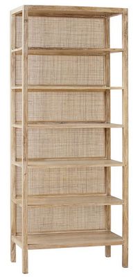 BROCK BOOKSHELF, TALL - WHITE WASH