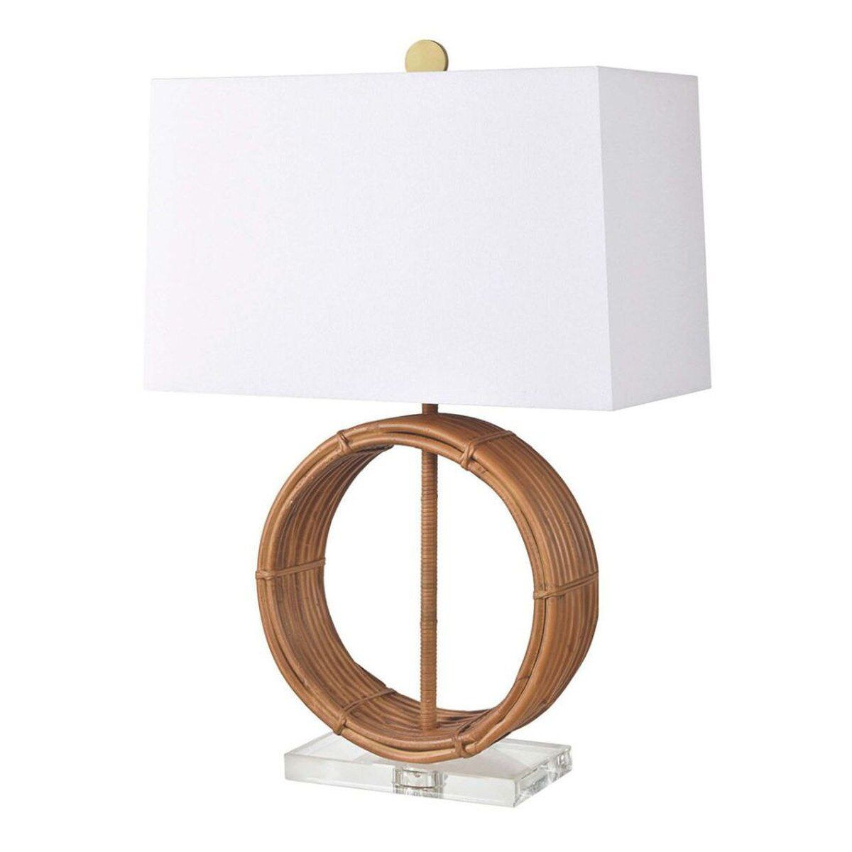 SALINAS TABLE LAMP - RATTAN NATURAL