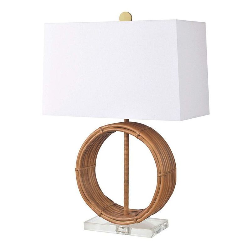 SALINAS TABLE LAMP - RATTAN NATURAL