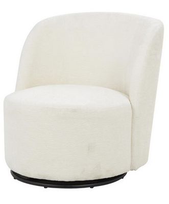 FARRAH ACCENT SWIVEL CHAIR - BOUCLE CREAM