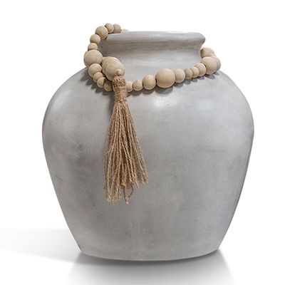 JUTE TASSEL BEADED DECOR