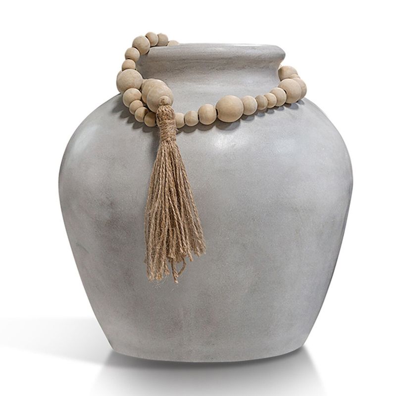 JUTE TASSEL BEADED DECOR