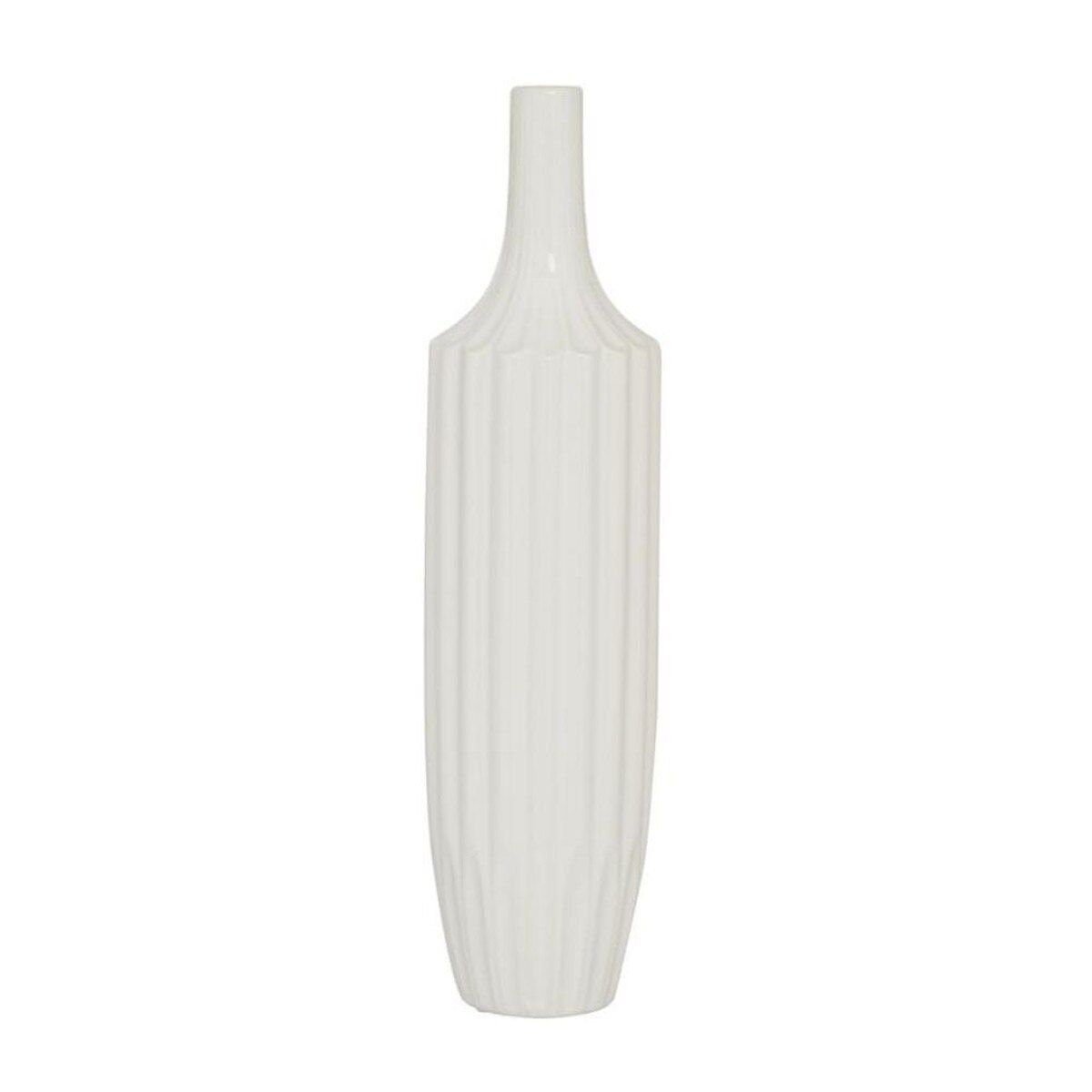 RIBBED CERAMIC VASE